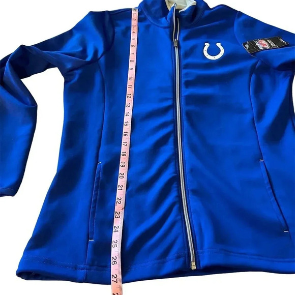 Antigua Women's Indianapolis Colts Full-Zip Jacket Blue Size L NFL Sports - Picture 5 of 13